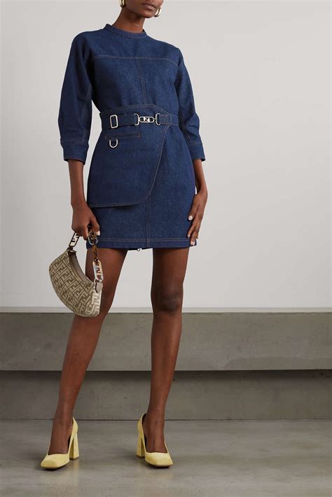 fendi women's dresses|fendi denim dress.